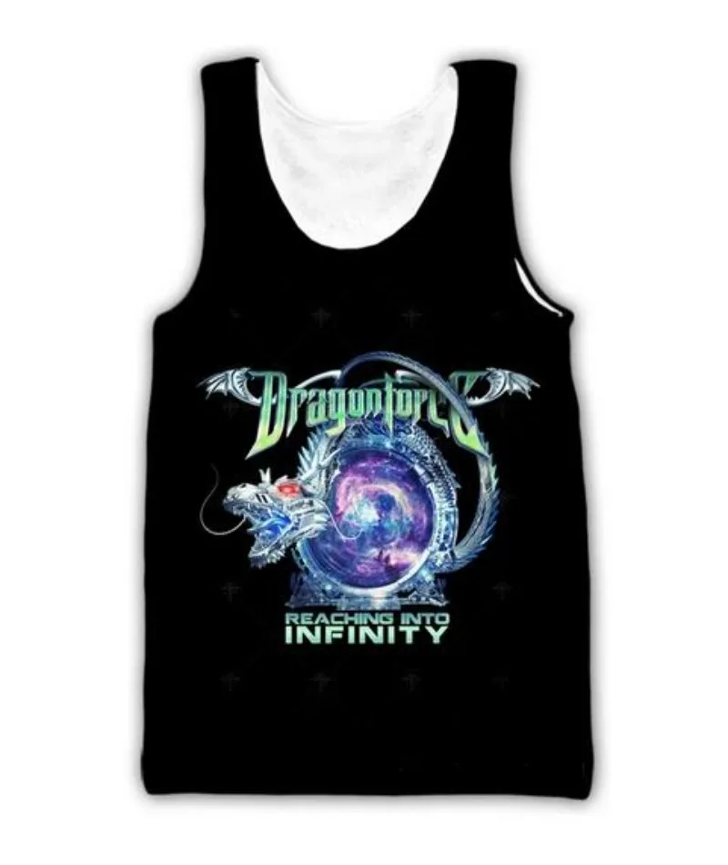 

New Fashion Men/Women Dragon 3D Printed Sleeveless Vest Streetwear Men Loose Sporting Tank Top B06