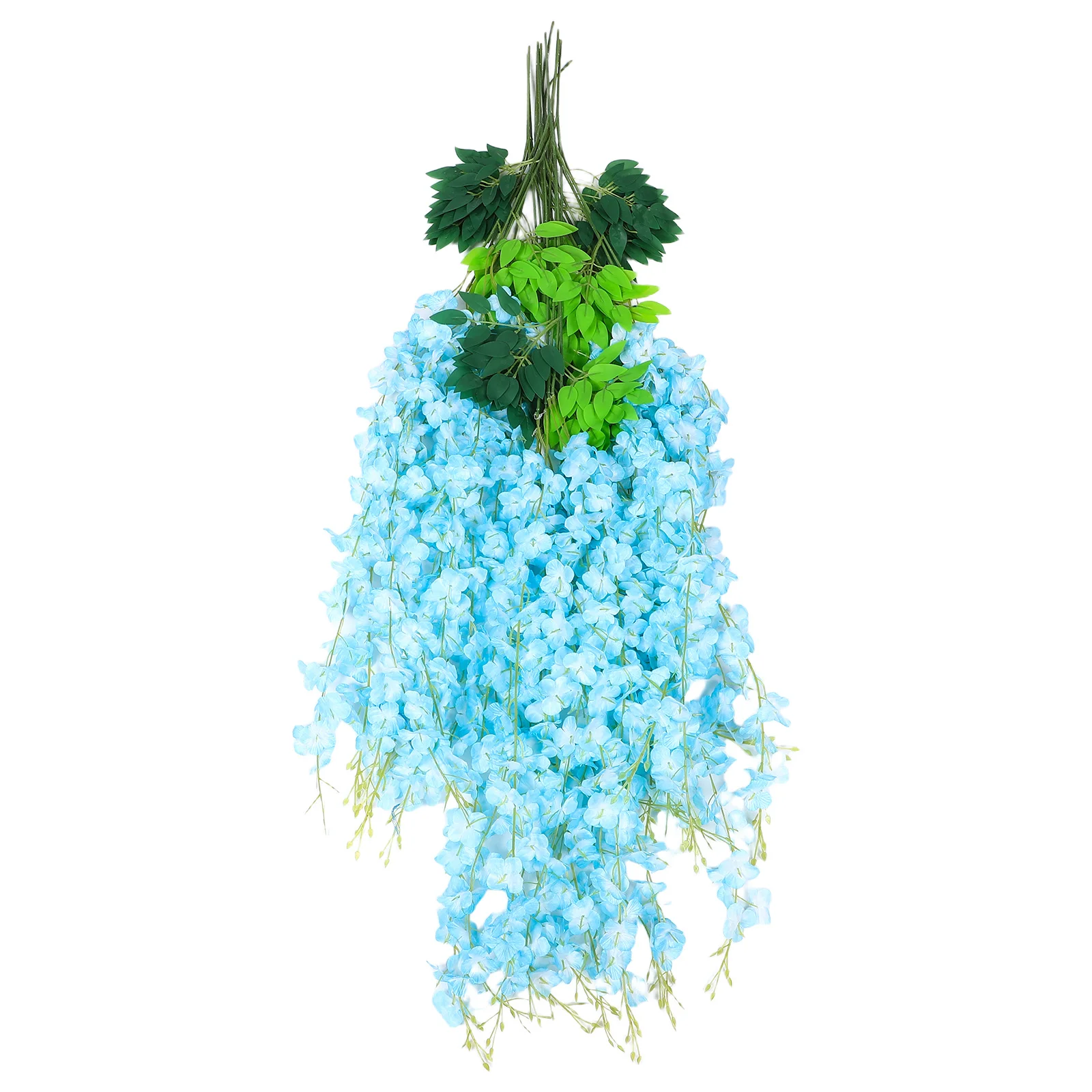 

12pcs Artificial Wisteria Garlands Purple Fake Flower Vines For Wedding Arch Garden Party Outdoor Indoor Decor Hanging Floral