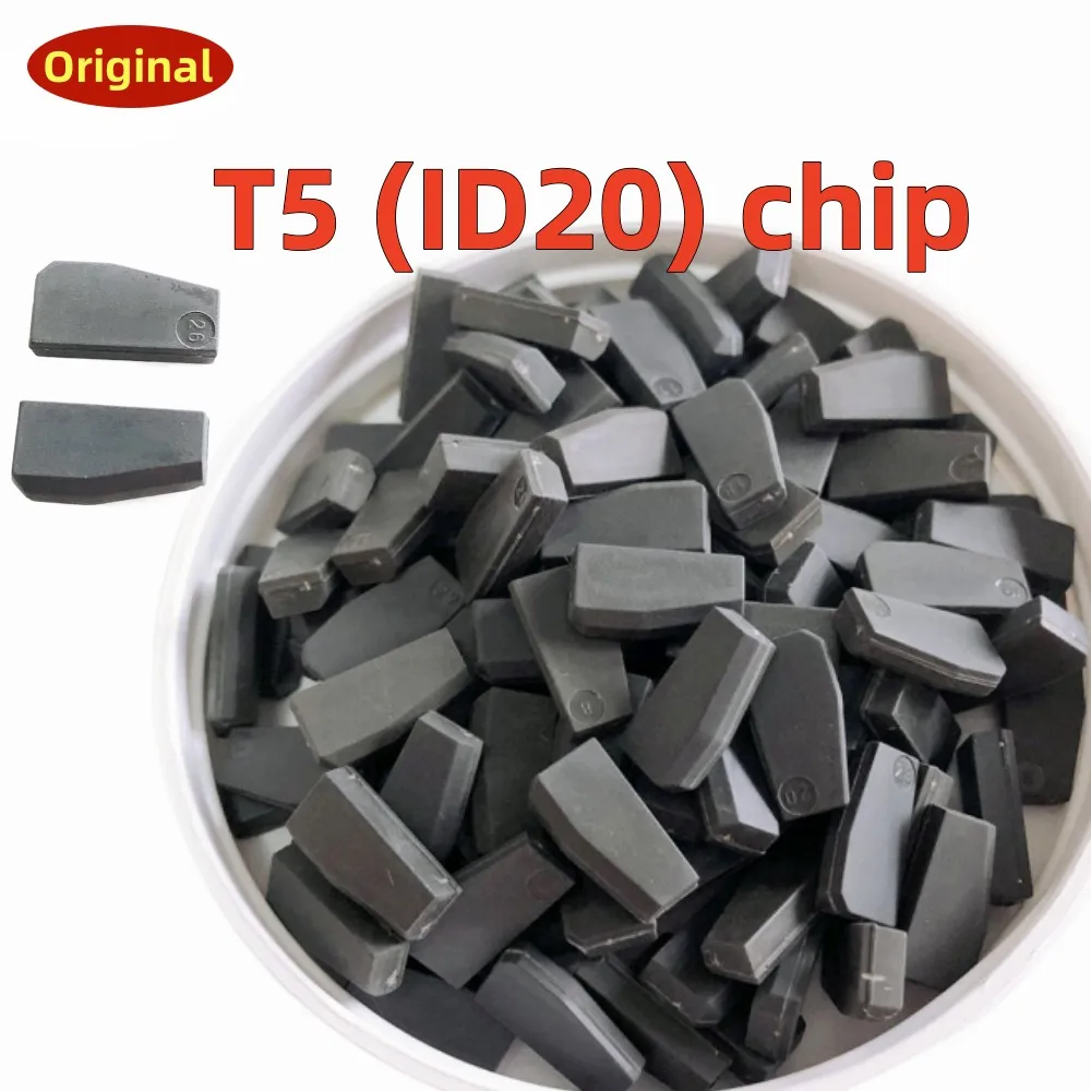 5/10/20/50pcs original T5 Ceramic Chip ID20 ID 20 ID 13 T20 ID13 Transponder Chip Car Key Chip for Auto Key Blank Chips