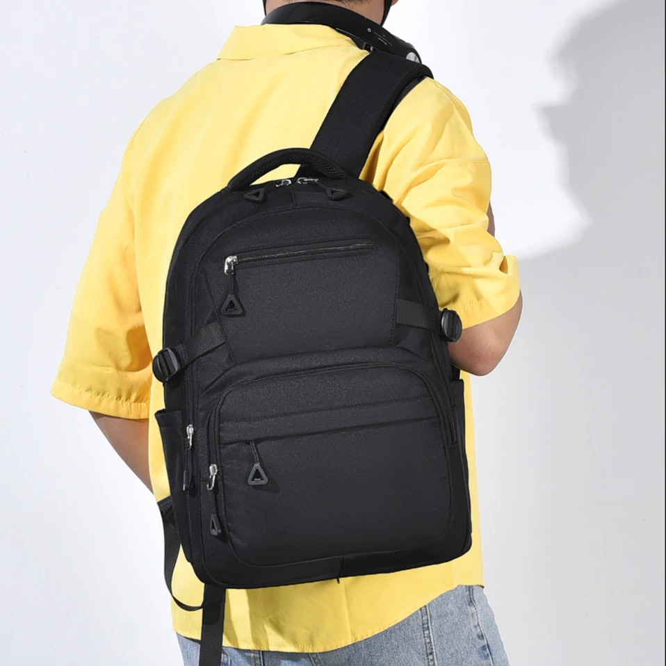 Large Capacity Simple Backpack Student School Bag for Middle High School and College Casual Daypack
