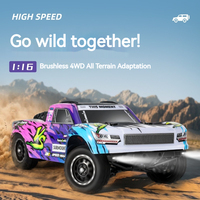 Haiboxing 1:14 independent electrically adjustable 3101A four-wheel drive brushless UDR short card professional high-speed model
