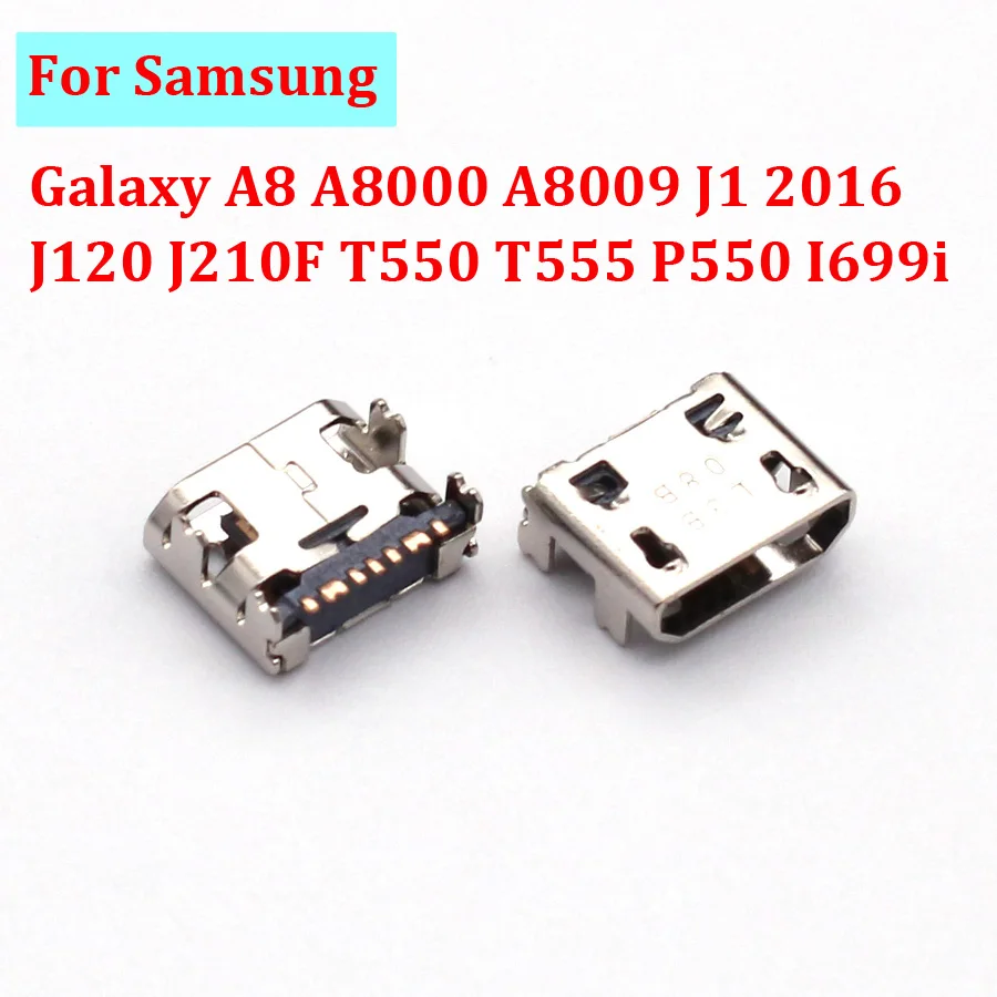 10Pcs Usb Charging Charger Dock Port Connector Plug For Samsung Galaxy A8 A8000 A8009 J1 2016 J120 J210F T550 T555 P550 I699i