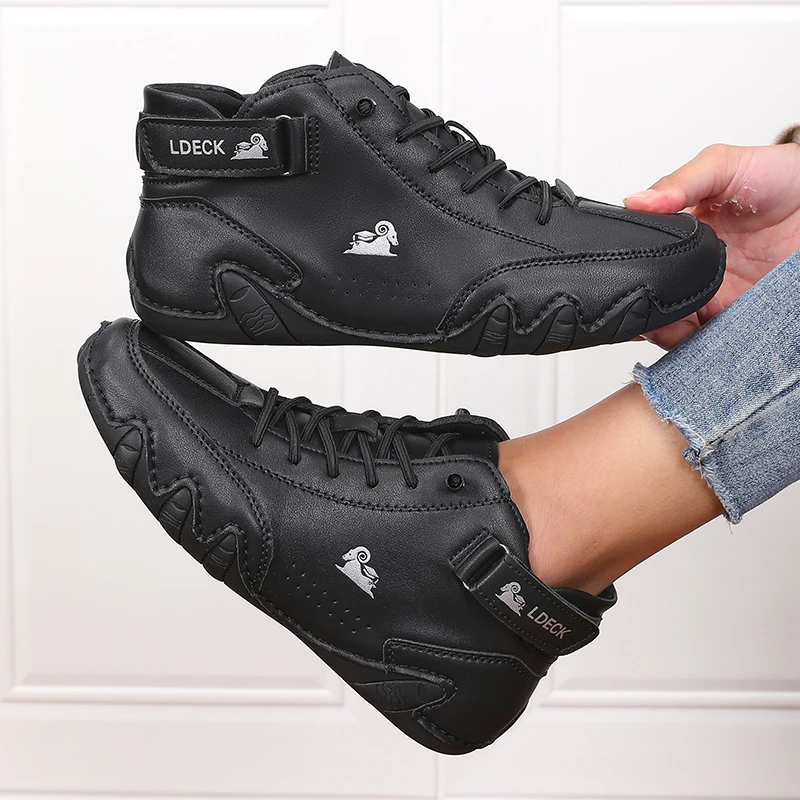 Men Women Sneakers Soft Soled Lazy Loafers Anti Slip Outdoor Work Shoes Fashion Driving Flat Bottomed Comfort Casual Footwear