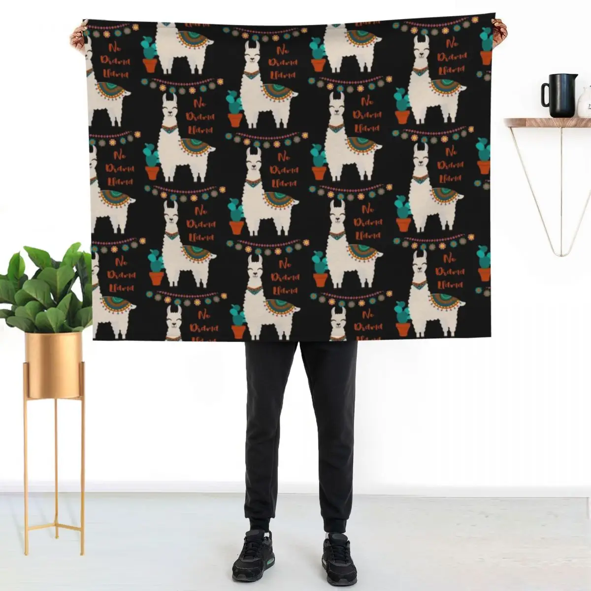 No Drama Llama Throw Blanket Extra Large Throw Soft Plush Plaid for babies Hairys Blankets For Sofas Giant Sofa Blankets