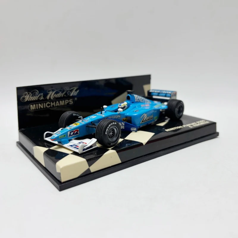 MINICHAMPS Diecast 1:43 Scale B200 11#/12# Sport Car Alloy Car Model Finished Simulation Collection Decoration Boy Gift Display