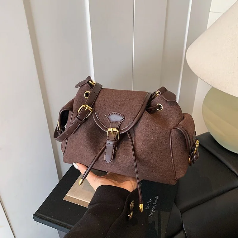 

Женская сумка через плечо из кожи премиум-класса с повседневным винтажным и элитным повседневным стилем ​