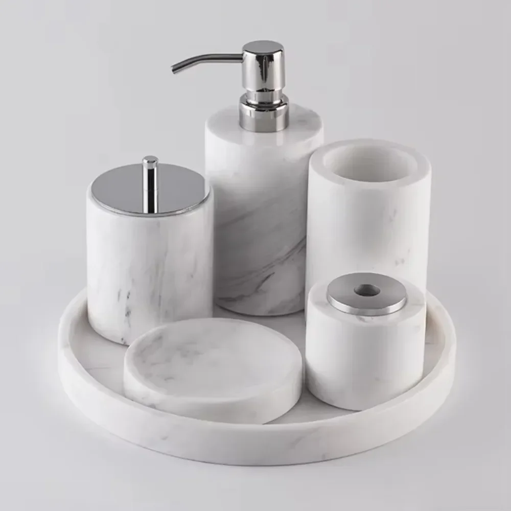 Five Star  Hotel Bath Acssories High Quality Hotel Bath Set Stone Crafts Hotel Bath