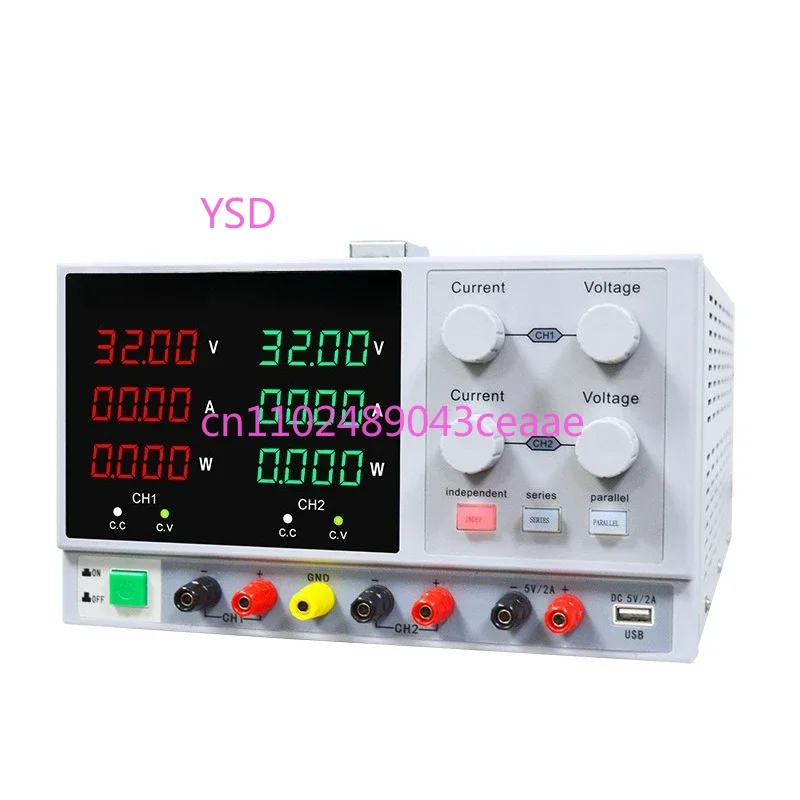 

3010-2KD Dual Channel DC Switching Power Supply - 30V/10A, Multi-Output, USB Port, Lab & Electroplating Testing