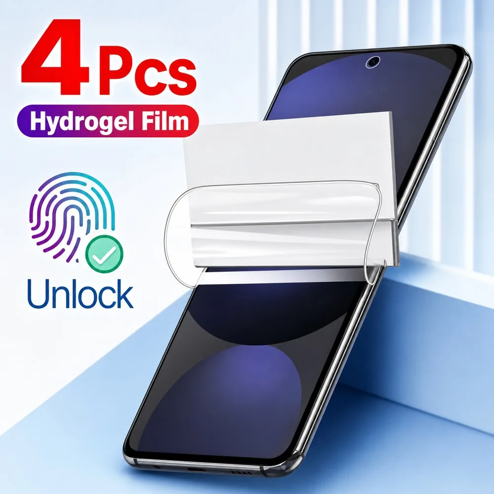 4PCS Hydrogel Film For Oppo Find X9 X9 Pro X9 Ultra X9+ X9s Soft Screen Protector For Oppo Find X9s Pro X8 X8 Pro X8 Ultra X8s