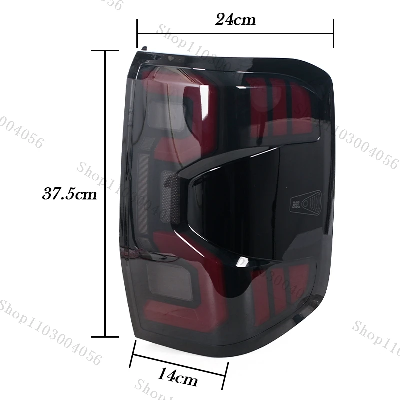 Rear Tail Light Signal Lamp For Ford Ranger T9 Xl Xlt Wildtrack 2023 2024 2025 Not For Raptor Rear Light Warning Lamp Taillight