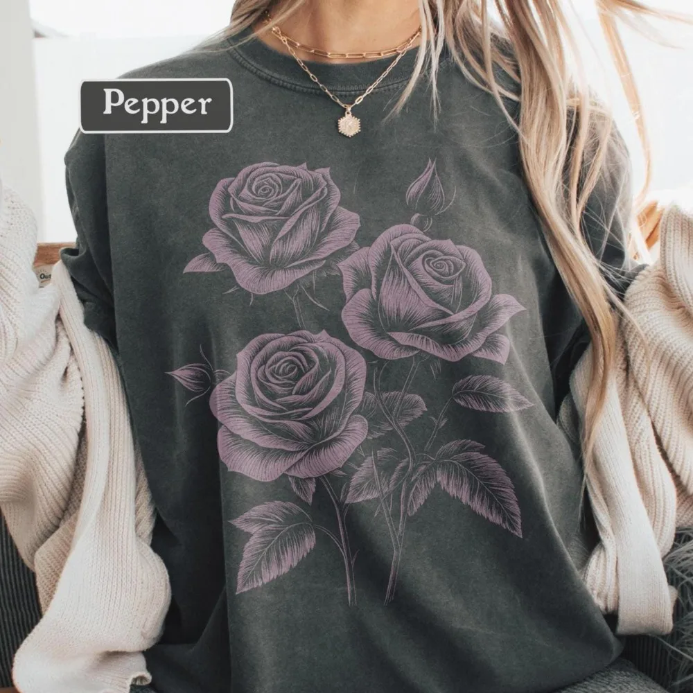 Rose T-Shirt, Graph…