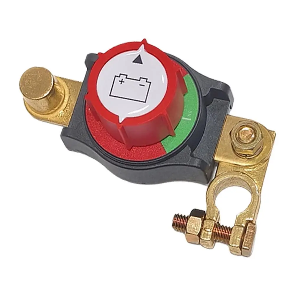 

Power Isolation Solutions Car Battery Isolator Rally Battery Switch 12-48V Compatibility Copper Studs And Nuts