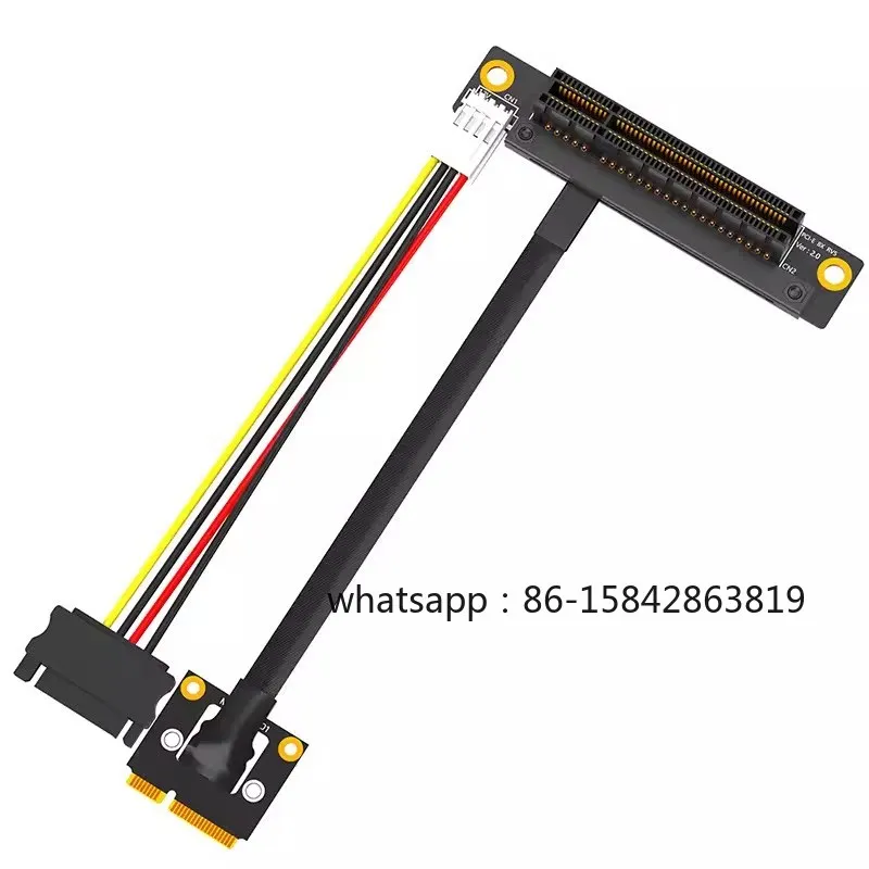 Computer Main Board Mini Pci-e To PCI-E Extension Cable, Minipci-e To PCI-E, Net Cable Length 20CM