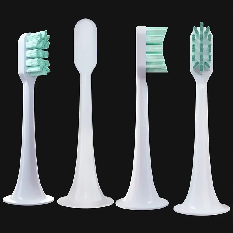 رؤوس فرشاة بديلة لـ شاومي ميجيا ، فرشاة أسنان كهربائية صوتية ، شعيرات دوبونت ناعمة قابلة للاستبدال ، فوهة ممسحة ، T300 ، T500 ، 4