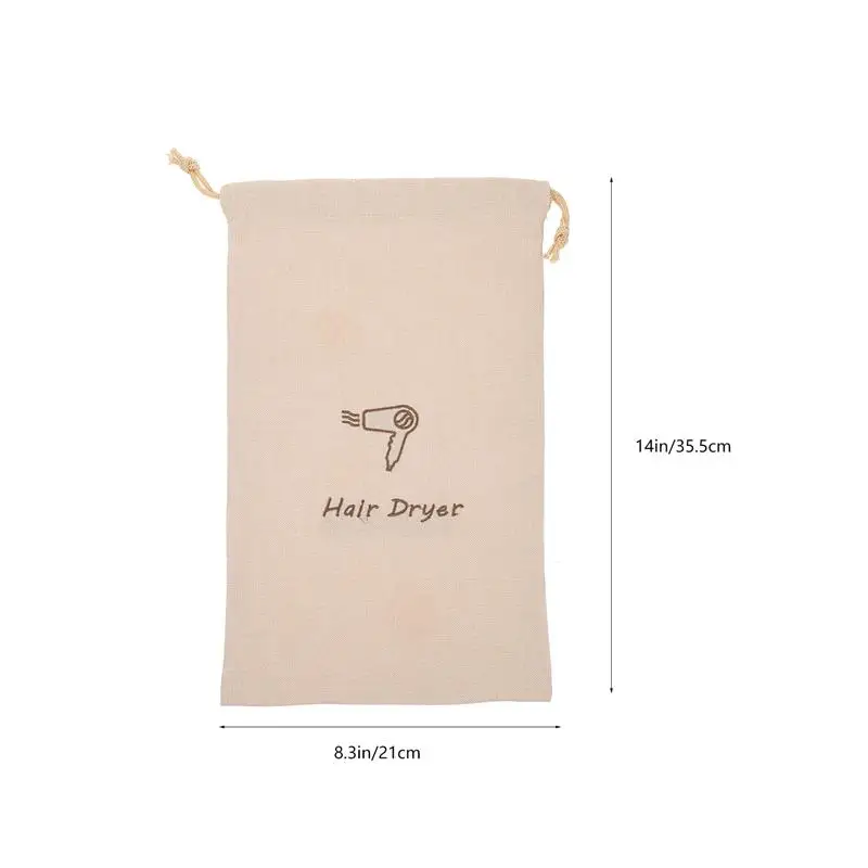 Travel Hair Dryer Drawstring Storage Bag Portable Drawstring Pouch Travel Bag Velvet Bag Spot Bundle Pocket Jewelry Bag