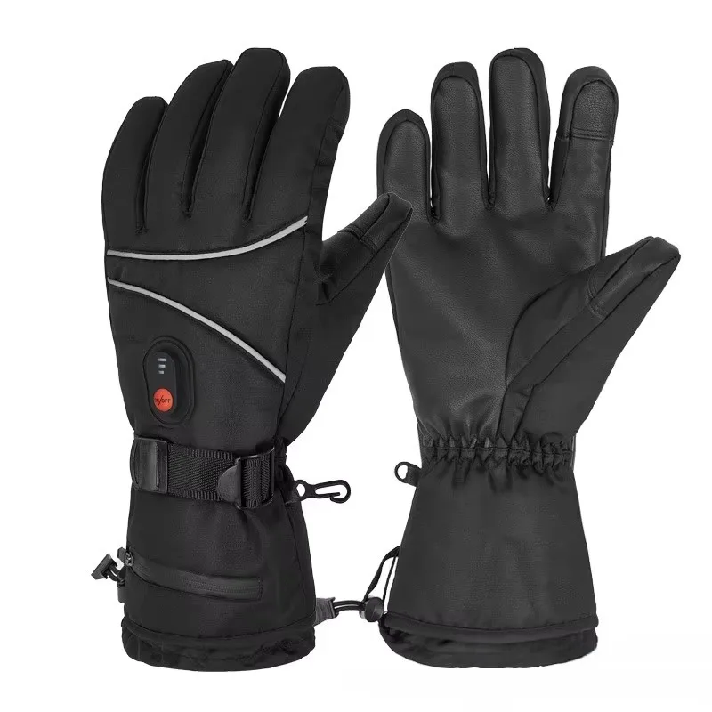 Airo Heated Ski & Snowboarding Gloves Waterproof Outdoor Winter Sports Gloves for Motorcycle Racing Warm Gloves