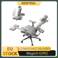 NEWTRAL MagicH-GPRO Ergonomic Chair with Footrest Auto Following Backrest Headrest Adaptive Lower Back Support Adjustable Armrest
