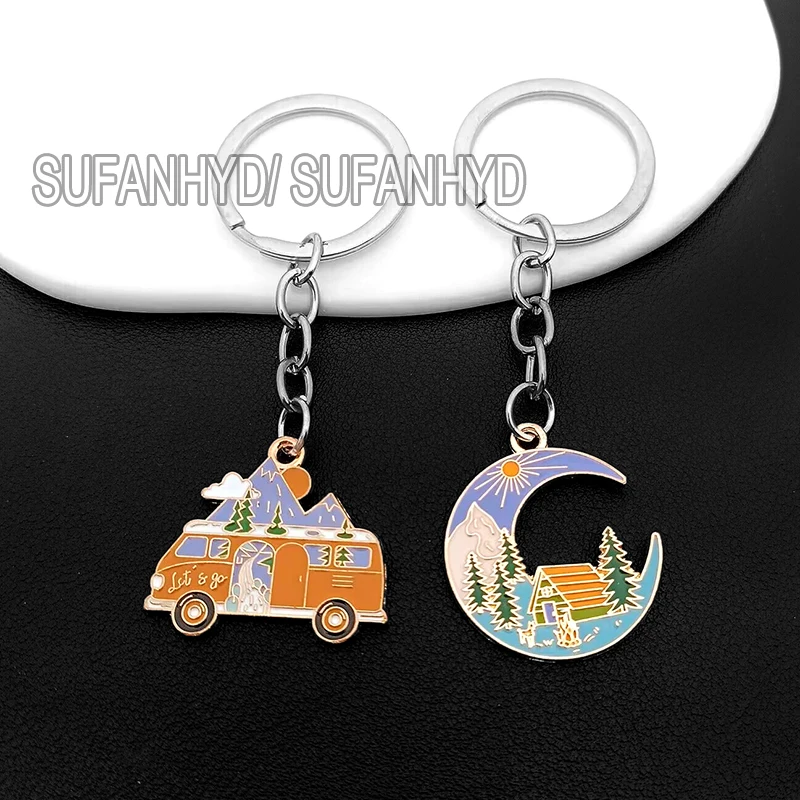 Яркие-брелоки-цветной-брелок-для-ключей-креативный-я-люблю-кемпинг-брелок-для-женщин-кошелек-сумка-брелок-подарок-для-девочек