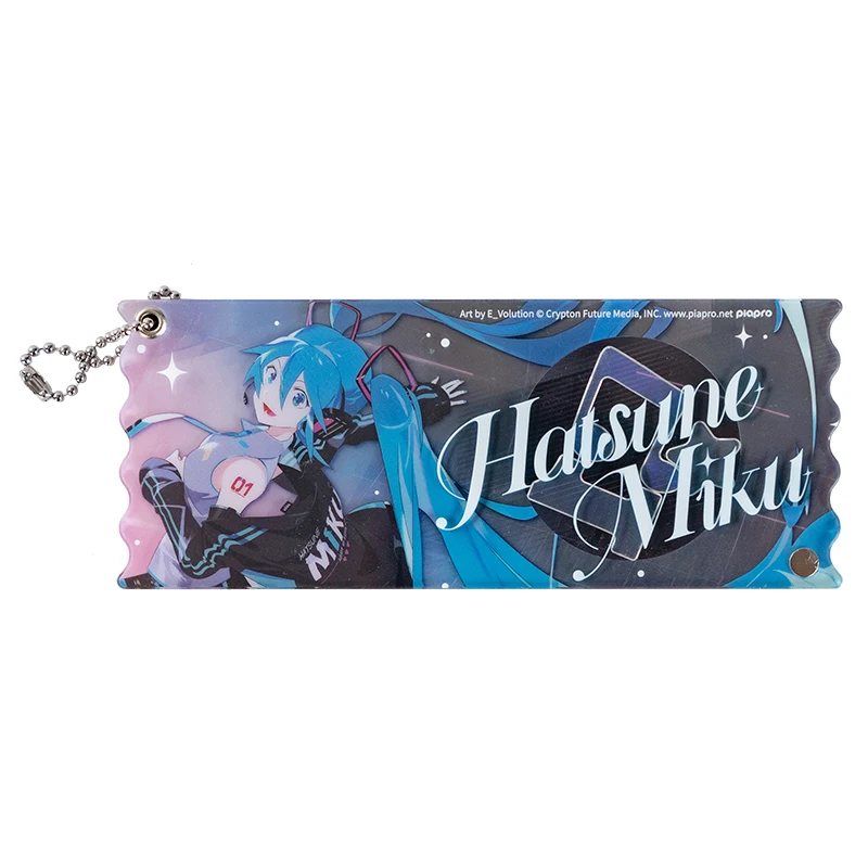 2024 Moeyu Hatsune Miku Keychain Acrylic Pendant Vocaloid Anime Keychains Cute Key Chain Bag Accessory Original