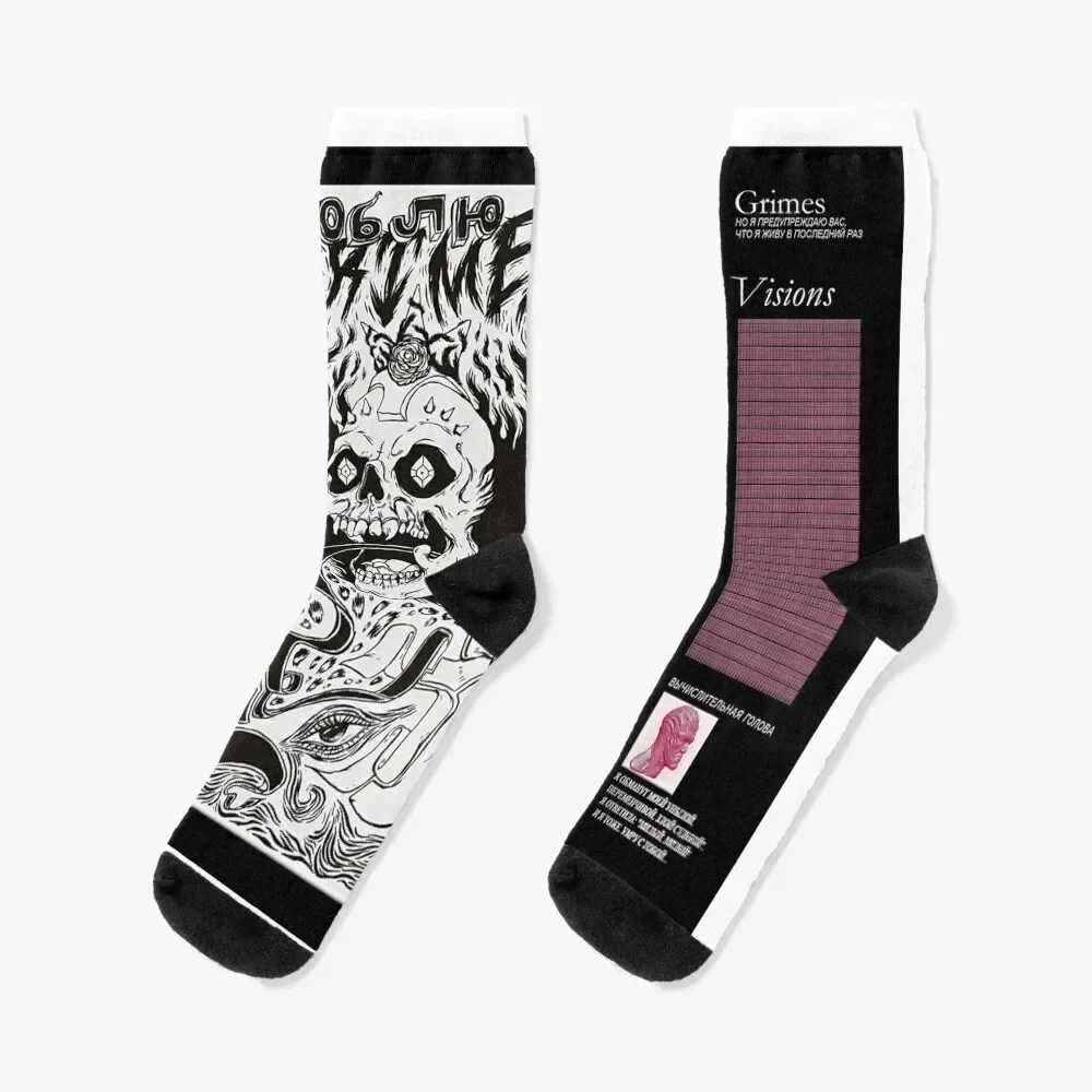 

grimes Socks hiking halloween Men's anti slip football Socks Woman Men's