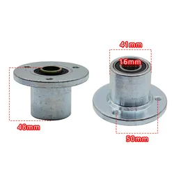 Kart accessories, 5-inch 3-hole flange bearing, front wheel hub fixing seat, three holes