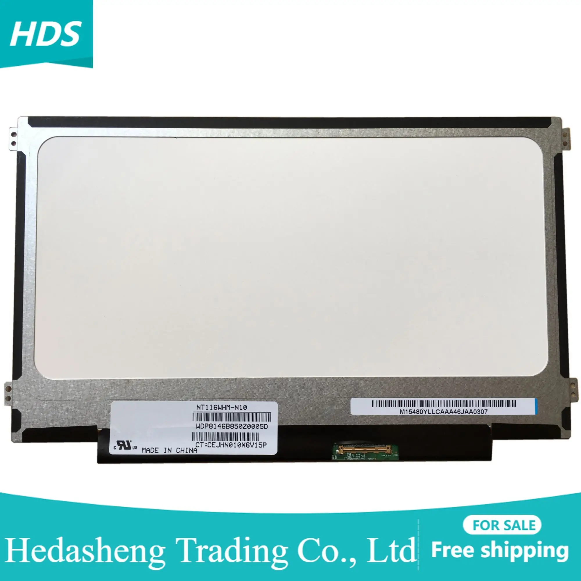 

NT116WHM-N10 11.6inch fit B116XW03 B116XW01 V.0 N116BGE-L41 SLIM 40 pin left+right screw holes Laptop LCD Screen LED