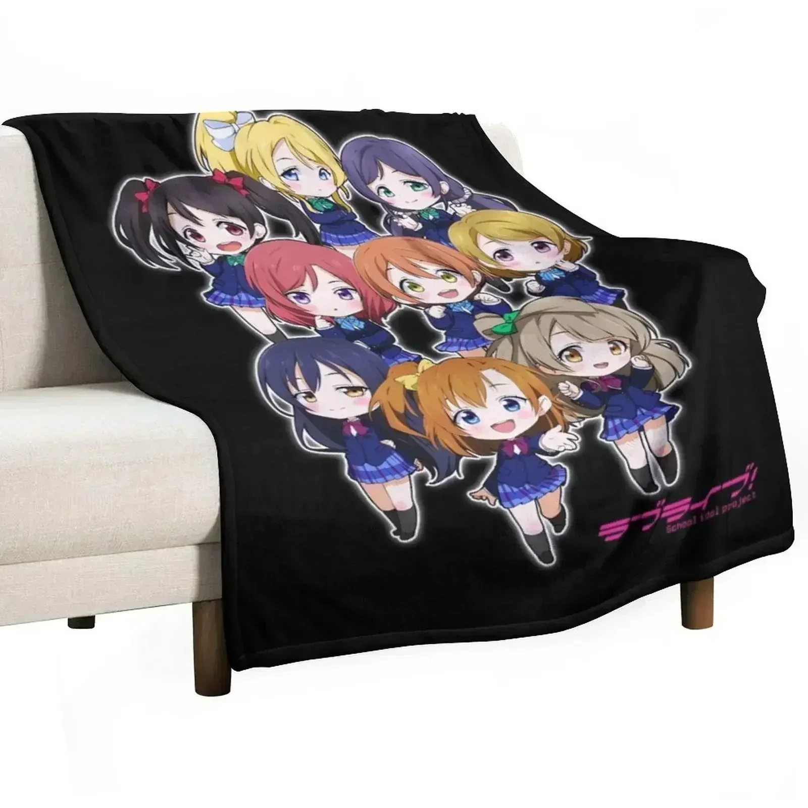 

LOVE LIVE! SCHOOL IDOL PROJECT Throw Blanket Thermal Decorative Sofa for winter Designers Blankets