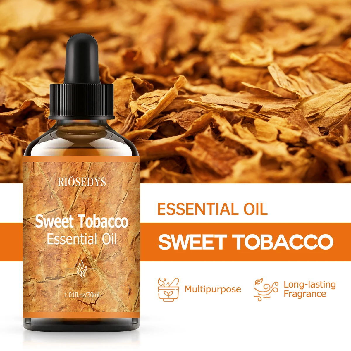 sweet tobacco essential oil SWEET TOBACCO essential oil natural fragrance, is suitable for body massage  treatments ,hair care anddiffuser