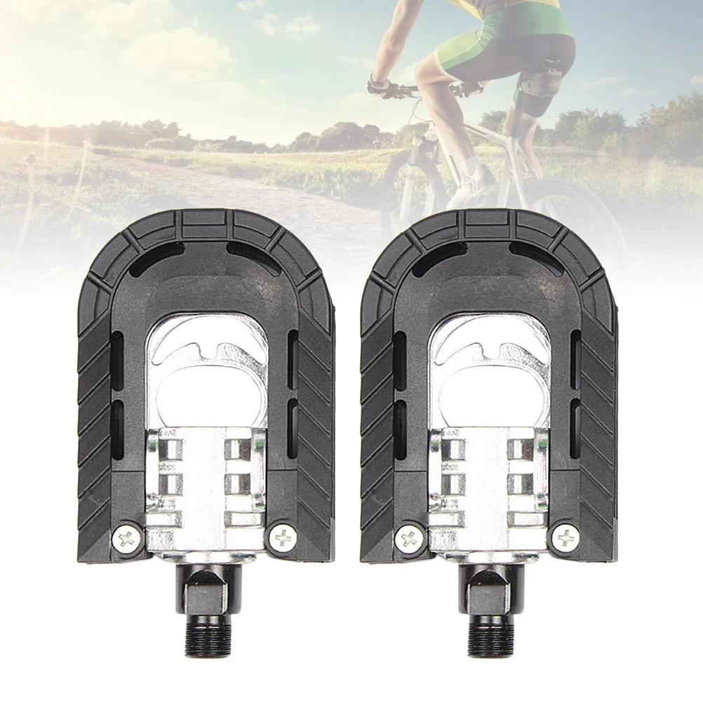 

1pcs 1 Pair Aluminum Alloy Platform Pedal 90 Degree Foldable Non-Slip For Mountain Folding Bike Universal Pedal Cycling Riding