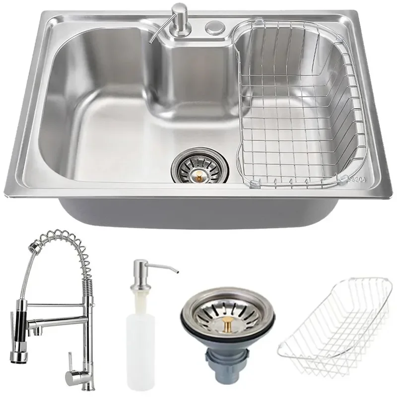 for 6243 Black Brushed 304 Stainless Steel Kitchen Sink Vegetable Basin Best Selling Brazilian Dishbasin