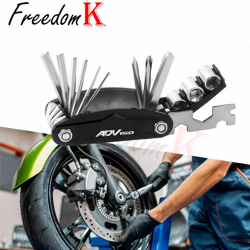 

Motorcycle CNC Multi Tool Repair Screwdriver Set For ADV150 ADV 150