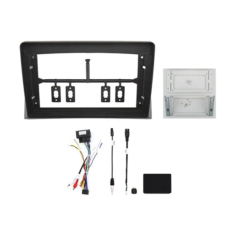 

Car Stereo 9" Big Screen Fascia Frame Adapter for Volkswagen Multivan 2Din Dash Audio Fitting Panel Frame Kit