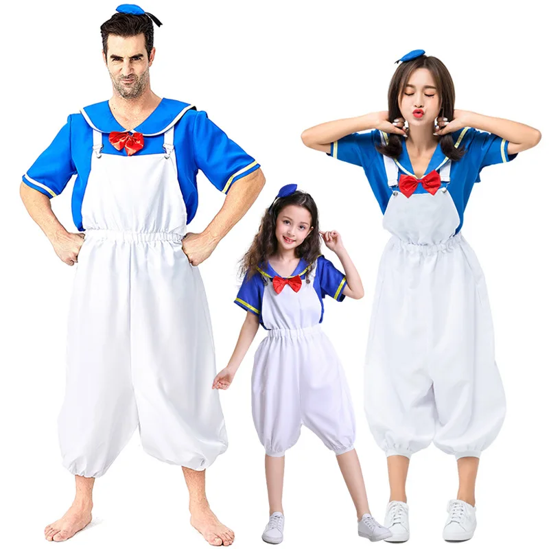 

Костюм для косплея в стиле морской формы Дулинга для взрослых и детей, идеально подходит для мероприятий ко Дню защиты детей, одинаковые наряды для родителей и детей