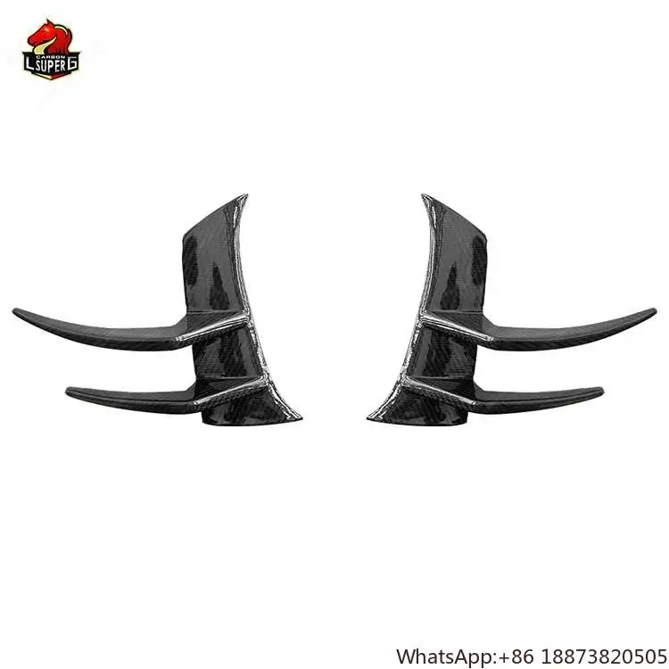 

Модификация автомобиля автозапчасти Pro Стиль передний сплиттер для Mercedes Benz AMG GTR углеродное волокно Материал боковая губа