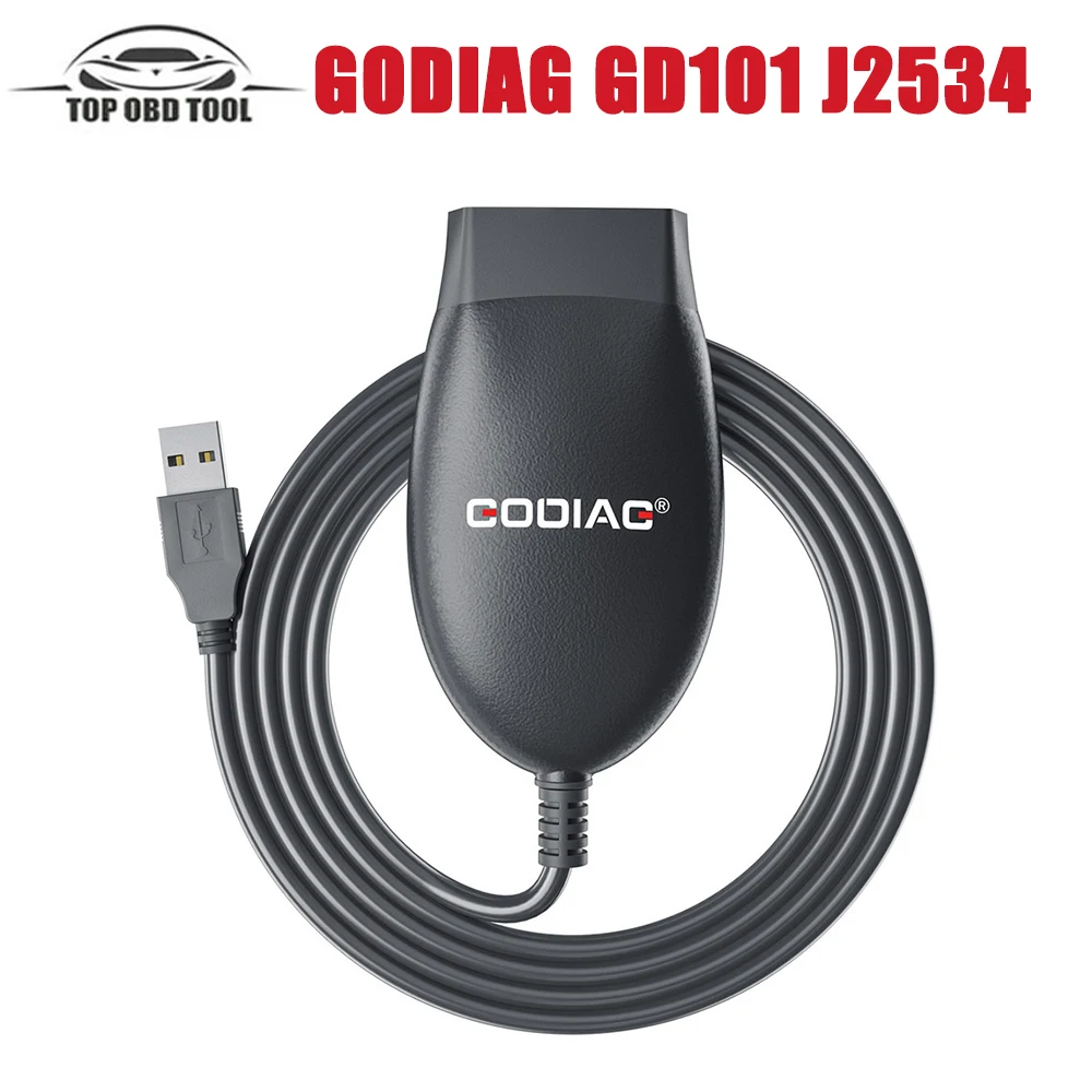 

GODIAG GD101 J2534 Compatible with J2534 Passthru & ELM327 Diagnose J1979 Compatible Vehicles Switch Mode Automatically