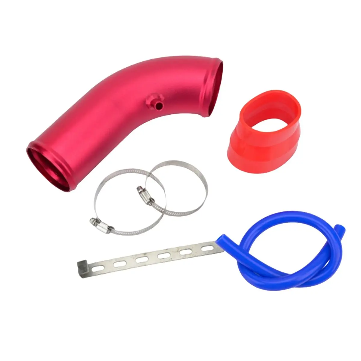 AMAW Car 76mm Air Filter Intake Pipe Air Intake System Turbo Pipe Turbo Induction Pipe Tube Car Accessories