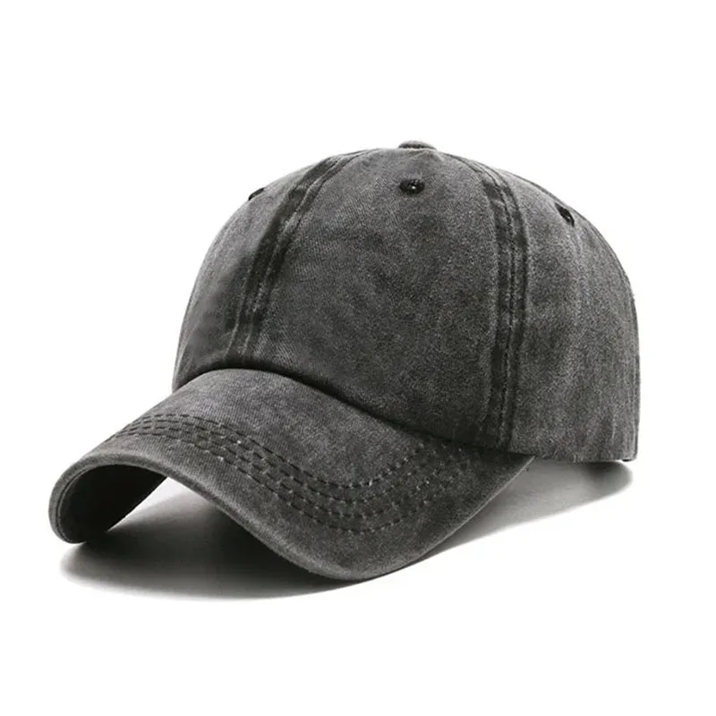 قبعات البيسبول المخصصة الرجال النساء خمر أبي قبعة التطريز أو طباعة DIY فريق شعار Snapback قبعة الهيب هوب قبعة قابل للتعديل قبعة سائق الشاحنة