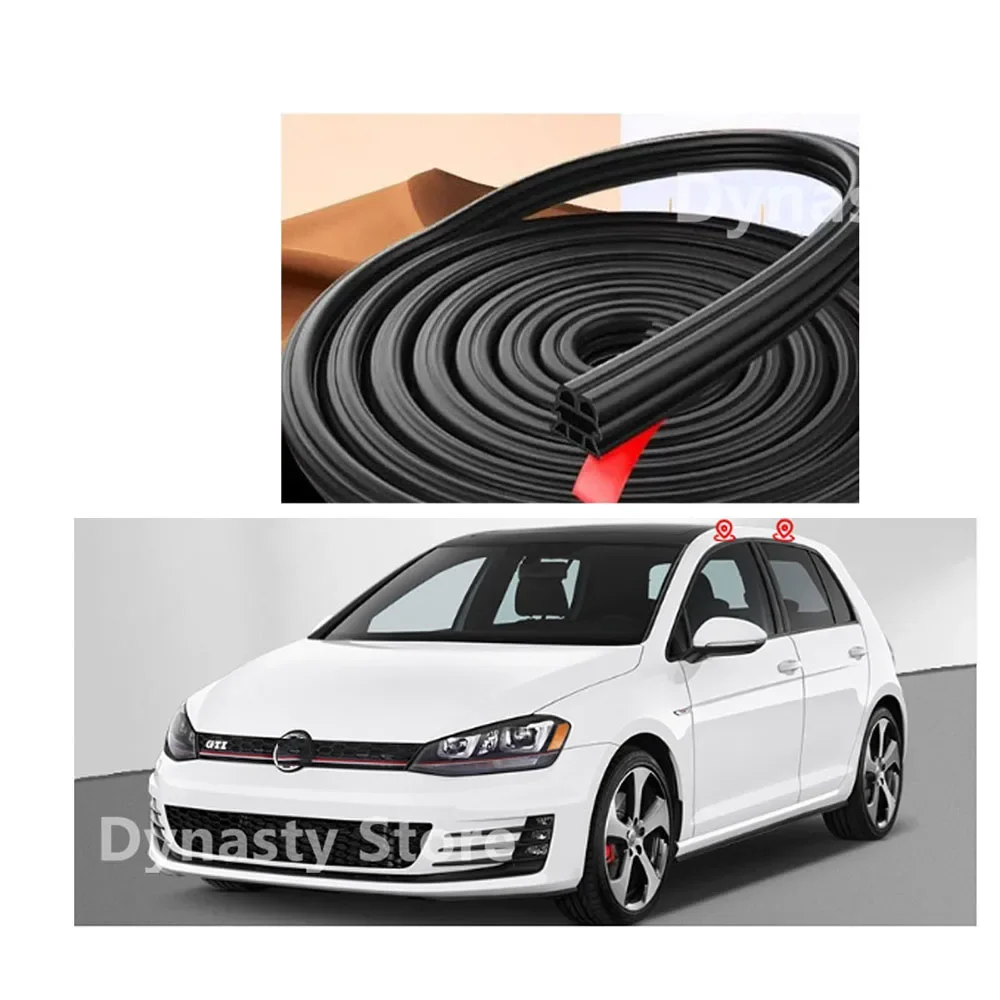 The Door Sealing Strip Is Suitable For VW Golf MK7 MK7.5 MK8 Car Sound Insulation Whole Car Dustproof Decoration Accessories