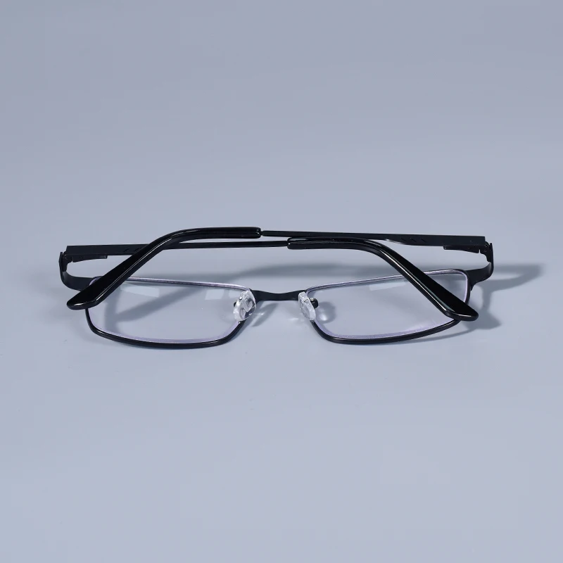 Neue Anti Blau Licht Lesebrille Männer Platz Oversize Metall Brillen Rahmen +75 + 125 + 175 + 225 + 275 + 350 + 400 – Detail 4