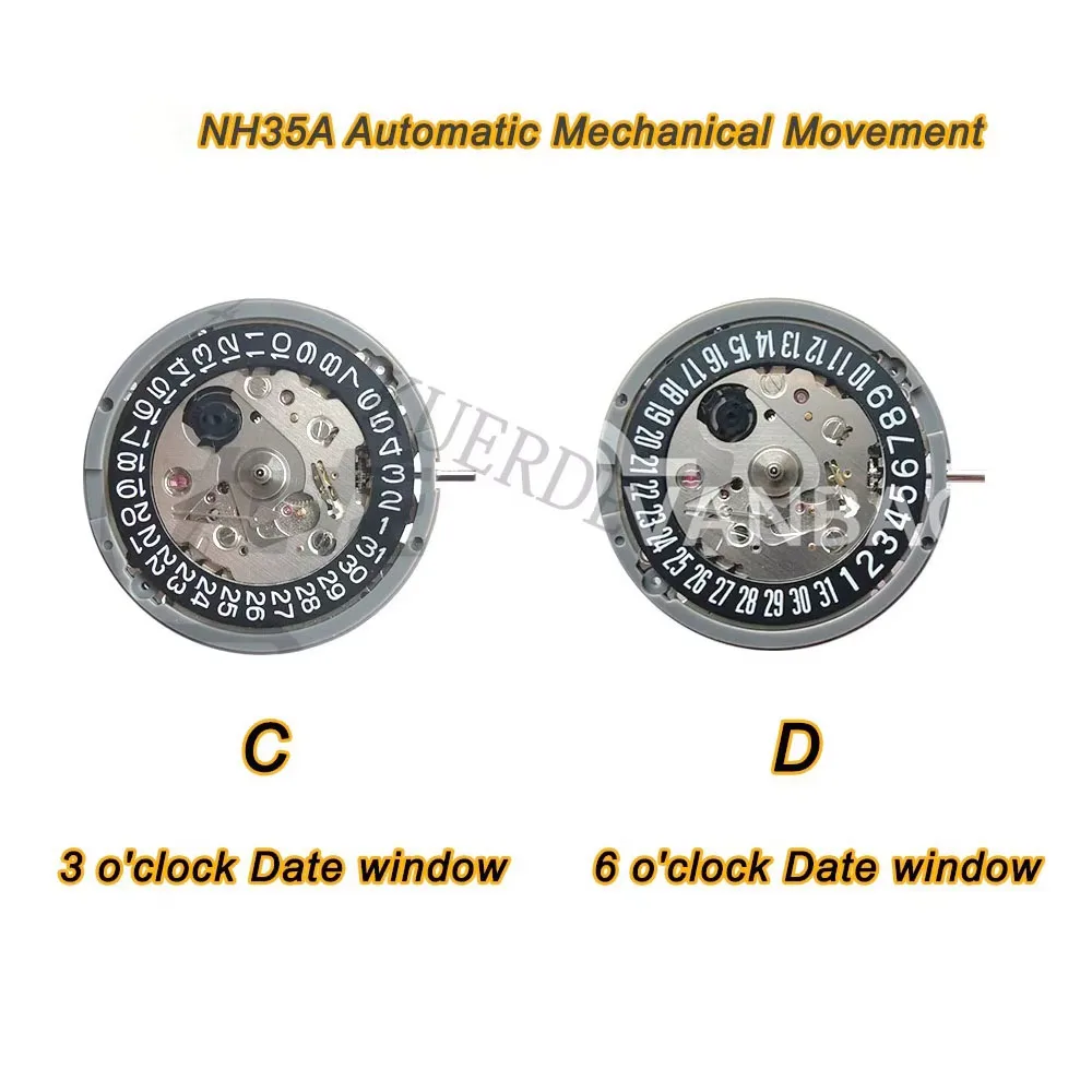 일본 NH 시리즈 무브먼트, NH35/3 및 NH35/6 무브먼트, 정확한 시간 및 안정적인 성능, 수입 시계 액세서리