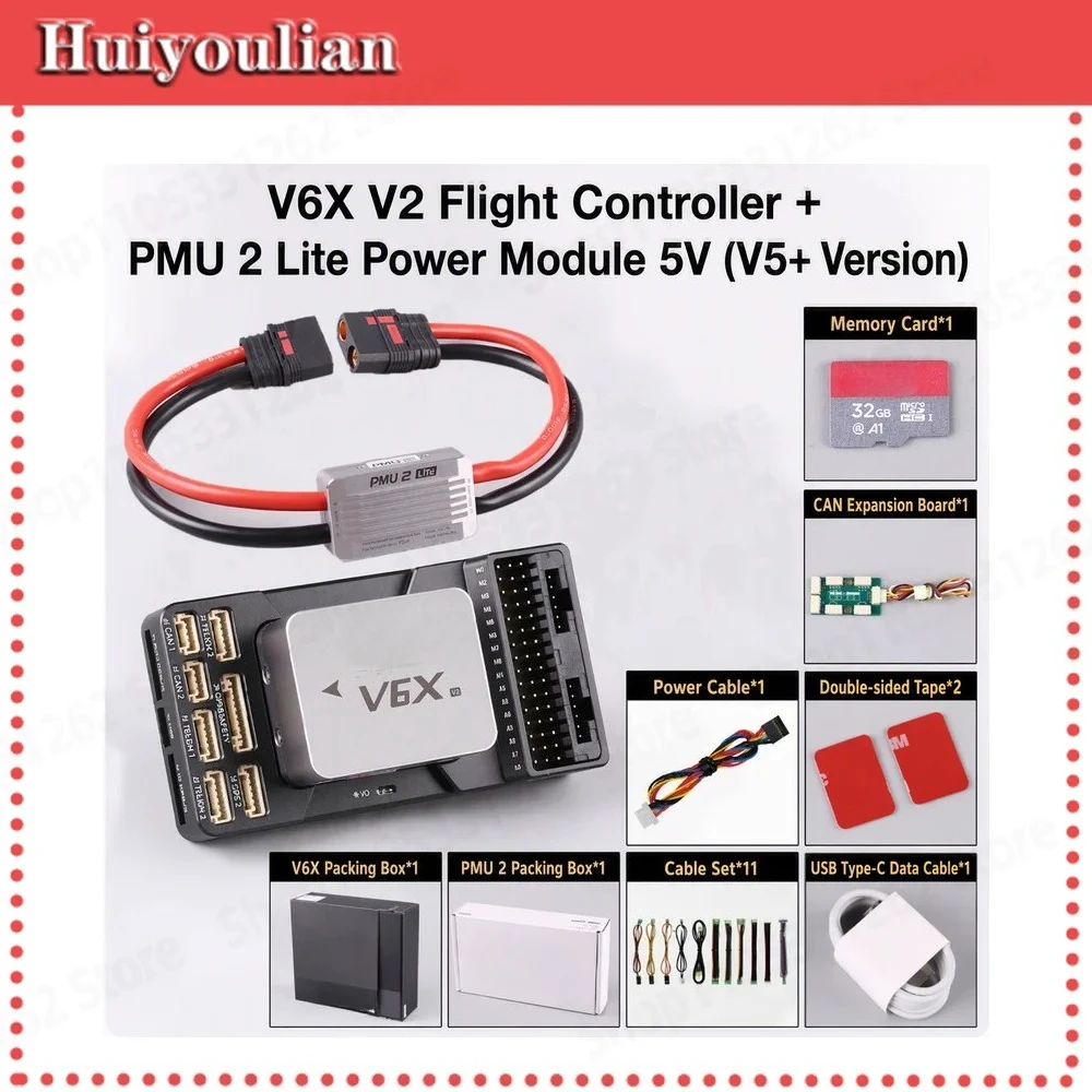 V6X V2 PMU2Lite Power Module 5V Controller Open Source Flight Control APM Drone Multi-rotor Fixed Wing PX4