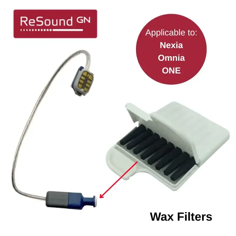 

Resound Wax Filters Wax Guard Compatible with SureFit 3 Receiver for Resound Nexia, Omnia and ONE Hearing Aids