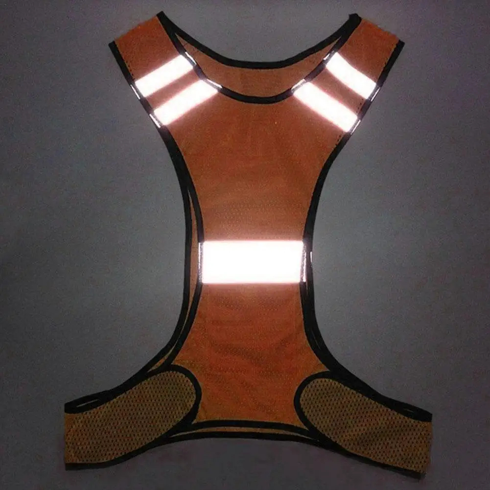 Sport Reflective Vest Night Run Outdoor Reflective Clothing Reflective Vest Reflectorized Visible Above 200 M Sport Ride Bike