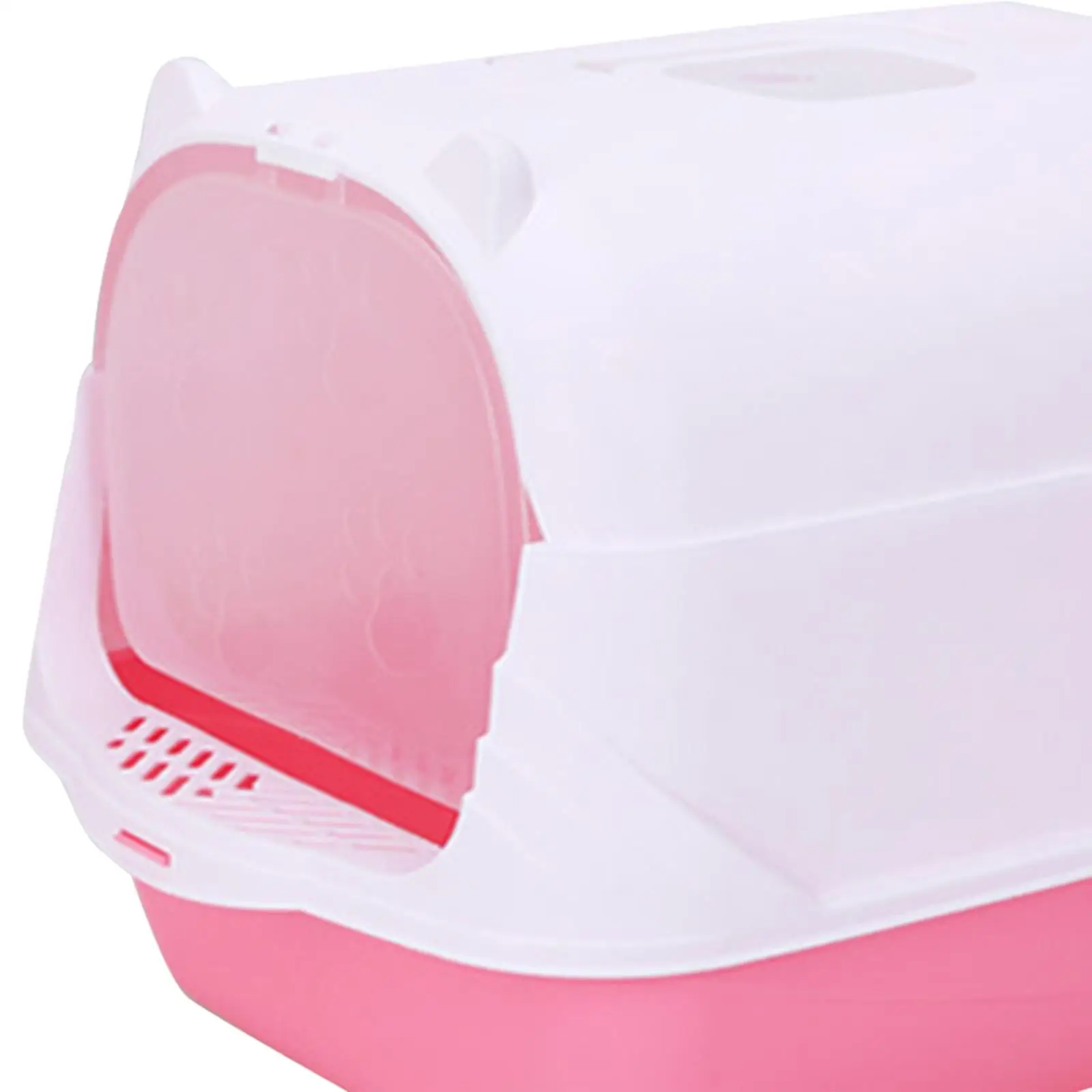 Immagine 6: Lettiera per Gatti con Coperchio, Toilette Portatile per Gattini, Contenitore per Sabbia Completamente Chiuso, Adatto a Tutti i Tipi di Lettiera