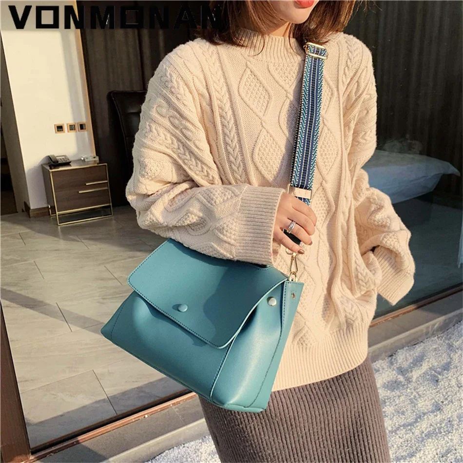 Fashion Simply PU Leather Crossbody Bag for Women 2024 Winter Solid Color Shoulder Messenger Bag Lady Chain Travel Small Handbag