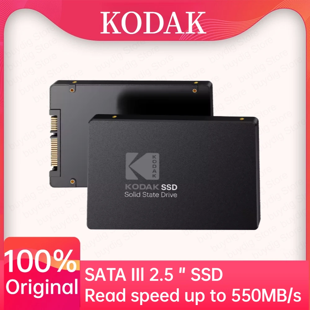 Original KODAK SATA3 X120 SSD 256GB 512GB 1TB 2.5