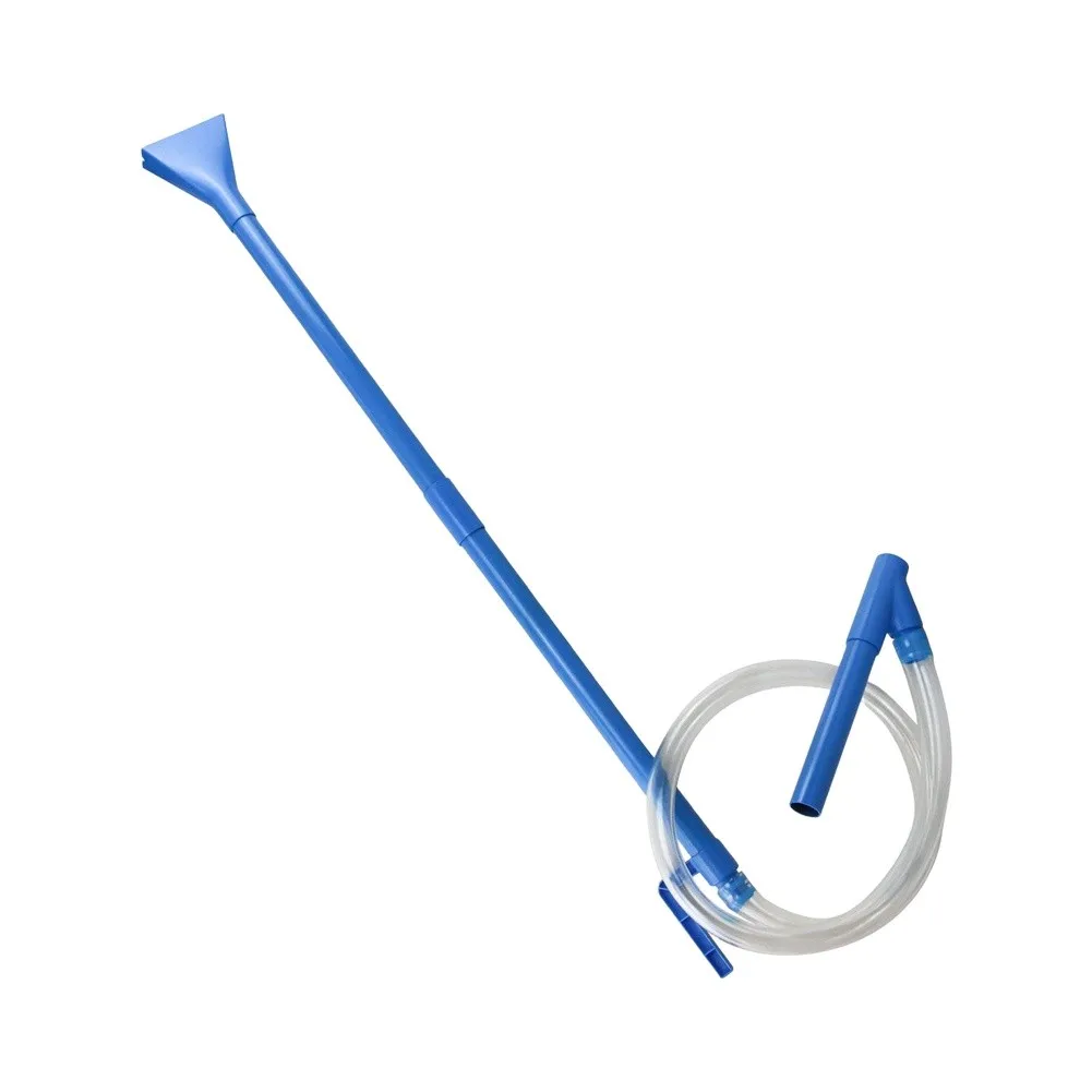 33.86in Manual Spa Vacuum Manual Operated Vacuum Tool Portable Water Vacuum Lightweight Design Flexible Clear Hose