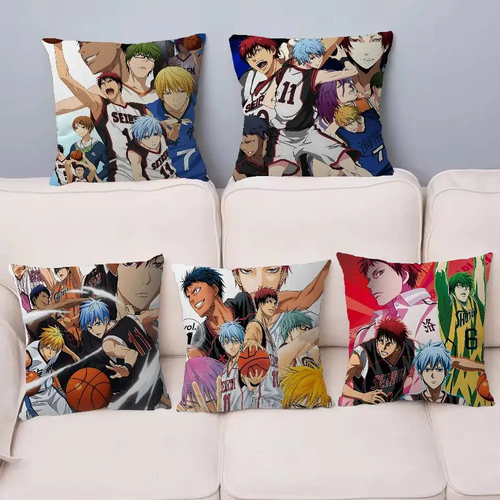 K-Kuroko B-Basketball Anime Personalized picture text home decorative pillows Household Gifts 45x45cm