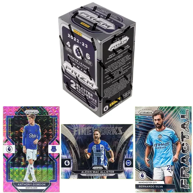 

Коллекционная карточка футболиста Премьер-лиги Panini Prizm 2022-23 в блистерной упаковке, редкая, популярная коллекционная карточка звезды.