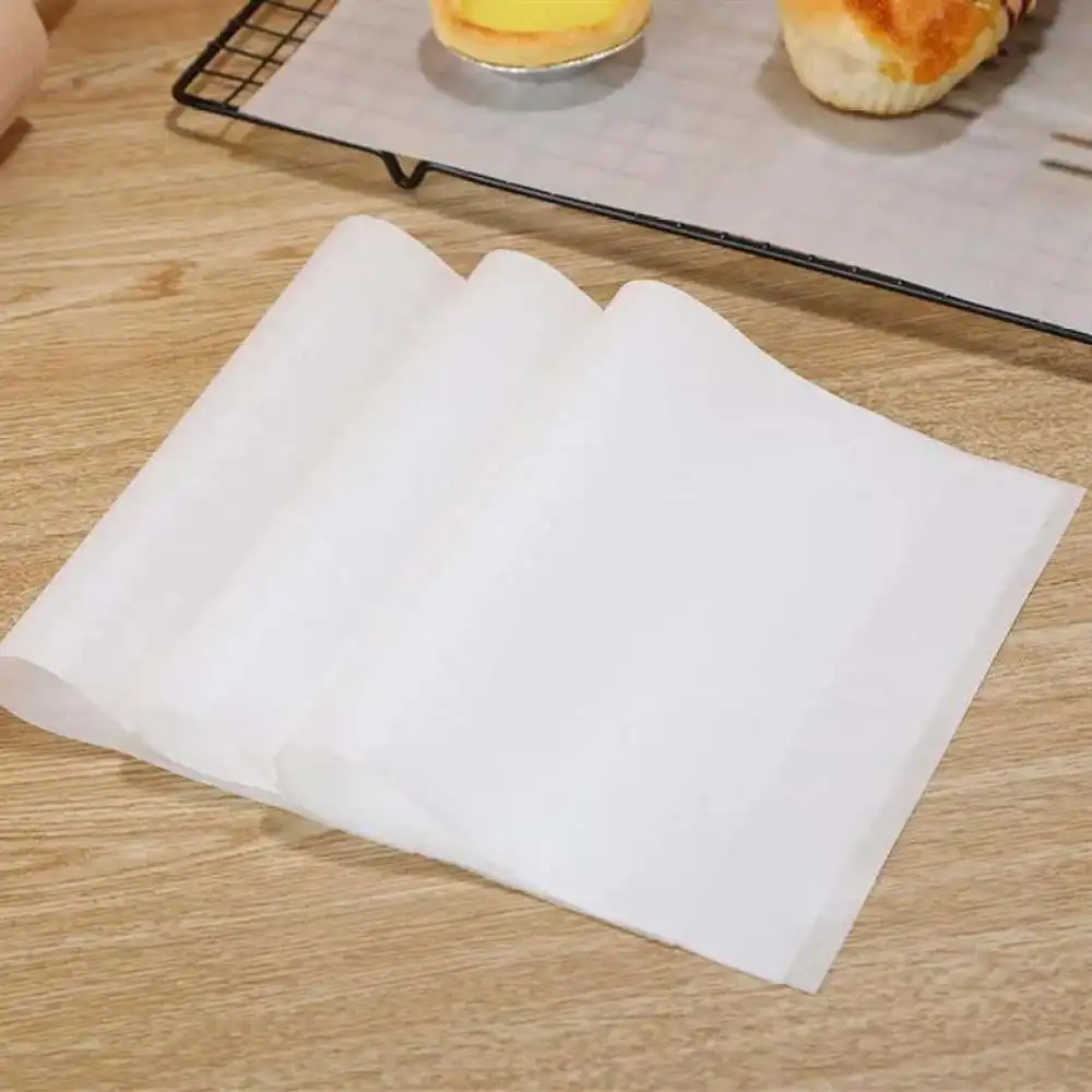 Disposable Greaseproof Sheets Kitchen Supplies For Fried Food Packaging Baking Mat For Oven Grill Oil Blotting Paper